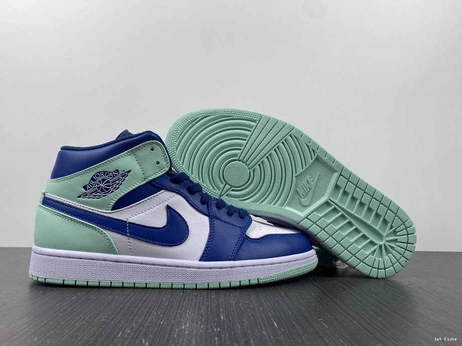 Foam 554724-413 Mystic - Navy Mid 1 Jordan Mint 0929